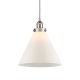 A thumbnail of the Innovations Lighting 616-1PH-15-12-L Cone Pendant Brushed Satin Nickel / Matte White