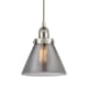 A thumbnail of the Innovations Lighting 616-1PH-10-8 Cone Pendant Brushed Satin Nickel / Plated Smoke