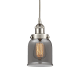 A thumbnail of the Innovations Lighting 616-1PH-10-5 Bell Pendant Brushed Satin Nickel / Plated Smoke