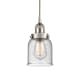 A thumbnail of the Innovations Lighting 616-1PH-10-5 Bell Pendant Brushed Satin Nickel / Seedy