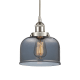 A thumbnail of the Innovations Lighting 616-1PH-10-8 Bell Pendant Brushed Satin Nickel / Plated Smoke