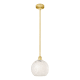 A thumbnail of the Innovations Lighting 616-1S 11 10 White Mouchette Pendant Alternate Image