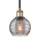 A thumbnail of the Innovations Lighting 616-1S 8 6 Athens Deco Swirl Pendant Black Antique Brass