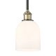 A thumbnail of the Innovations Lighting 616-1S 9 6 Bella Pendant Black Antique Brass / Glossy White