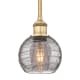 A thumbnail of the Innovations Lighting 616-1S 8 6 Athens Deco Swirl Pendant Brushed Brass