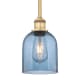 A thumbnail of the Innovations Lighting 616-1S 9 6 Bella Pendant Brushed Brass / Princess Blue