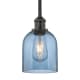 A thumbnail of the Innovations Lighting 616-1S 9 6 Bella Pendant Matte Black / Princess Blue