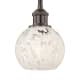 A thumbnail of the Innovations Lighting 616-1S 8 6 White Mouchette Pendant Oil Rubbed Bronze