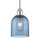 A thumbnail of the Innovations Lighting 616-1S 9 6 Bella Pendant Polished Chrome / Princess Blue