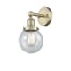 A thumbnail of the Innovations Lighting 616-1W-10-7 Beacon Sconce Antique Brass / Seedy