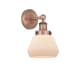 A thumbnail of the Innovations Lighting 616-1W-10-7 Fulton Sconce Antique Copper / Matte White