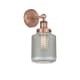 A thumbnail of the Innovations Lighting 616-1W-12-6 Stanton Sconce Antique Copper / Clear Wire Mesh