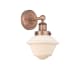 A thumbnail of the Innovations Lighting 616-1W-10-7 Oxford Sconce Antique Copper / Matte White