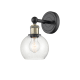 A thumbnail of the Innovations Lighting 616-1W-11-6 Athens Sconce Black Antique Brass / Seedy