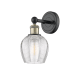 A thumbnail of the Innovations Lighting 616-1W-11-6 Norfolk Sconce Black Antique Brass / Clear
