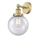 A thumbnail of the Innovations Lighting 616-1W-10-7-L Beacon Sconce Brushed Brass / Seedy