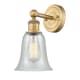 A thumbnail of the Innovations Lighting 616-1W-14-6 Hanover Sconce Brushed Brass / Fishnet