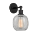 A thumbnail of the Innovations Lighting 616-1W-12-6 Belfast Sconce Matte Black / Clear Crackle