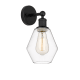 A thumbnail of the Innovations Lighting 616-1W-12-6 Cindyrella Sconce Matte Black / Clear