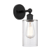 A thumbnail of the Innovations Lighting 616-1W-11-4 Clymer Sconce Matte Black / Clear