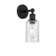 A thumbnail of the Innovations Lighting 616-1W-11-4 Clymer Sconce Matte Black / Seedy