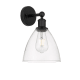 A thumbnail of the Innovations Lighting 616-1W-12-8 Bristol Sconce Matte Black / Clear