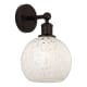 A thumbnail of the Innovations Lighting 616-1W 12 8 White Mouchette Sconce Oil Rubbed Bronze