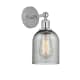A thumbnail of the Innovations Lighting 616-1W-12-5 Caledonia Sconce Polished Chrome / Charcoal