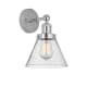 A thumbnail of the Innovations Lighting 616-1W-12-8 Cone Sconce Polished Chrome / Seedy