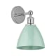 A thumbnail of the Innovations Lighting 616-1W-12-8 Plymouth Dome Sconce Polished Chrome / Seafoam