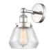 A thumbnail of the Innovations Lighting 616-1W-10-7 Fulton Sconce Polished Nickel / Clear