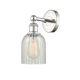 A thumbnail of the Innovations Lighting 616-1W-12-5 Caledonia Sconce Polished Nickel / Mouchette
