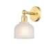 A thumbnail of the Innovations Lighting 616-1W-11-6 Dayton Sconce Satin Gold / White