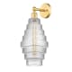 A thumbnail of the Innovations Lighting 616-1W-20-8 Cascade Sconce Satin Gold / Clear