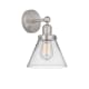 A thumbnail of the Innovations Lighting 616-1W-12-8 Cone Sconce Brushed Satin Nickel / Clear