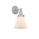 A thumbnail of the Innovations Lighting 616-1W-10-7 Cone Sconce Brushed Satin Nickel / Matte White