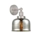A thumbnail of the Innovations Lighting 616-1W-10-7-L Bell Sconce Brushed Satin Nickel / Mercury