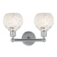 A thumbnail of the Innovations Lighting 616-2W 10 15 White Mouchette Vanity Alternate Image