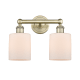 A thumbnail of the Innovations Lighting 616-2W-12-14 Cobbleskill Vanity Antique Brass / Matte White