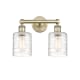 A thumbnail of the Innovations Lighting 616-2W-12-14 Cobbleskill Vanity Antique Brass / Deco Swirl