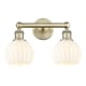 A thumbnail of the Innovations Lighting 616-2W 10 15 White Venetian Vanity Antique Brass