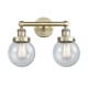 A thumbnail of the Innovations Lighting 616-2W-10-16 Beacon Vanity Antique Brass / Seedy