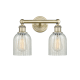 A thumbnail of the Innovations Lighting 616-2W-12-14 Caledonia Vanity Antique Brass / Mouchette