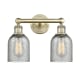 A thumbnail of the Innovations Lighting 616-2W-12-14 Caledonia Vanity Antique Brass / Charcoal