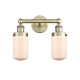 A thumbnail of the Innovations Lighting 616-2W-10-16 Dover Vanity Antique Brass / Matte White