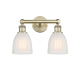 A thumbnail of the Innovations Lighting 616-2W-12-15 Brookfield Vanity Antique Brass / White