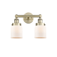 A thumbnail of the Innovations Lighting 616-2W-10-16 Bell Vanity Antique Brass / Matte White