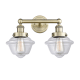 A thumbnail of the Innovations Lighting 616-2W-10-16 Oxford Vanity Antique Brass / Clear