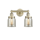 A thumbnail of the Innovations Lighting 616-2W-10-16 Bell Vanity Antique Brass / Silver Plated Mercury