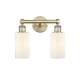 A thumbnail of the Innovations Lighting 616-2W-11-13 Clymer Vanity Antique Brass / Matte White